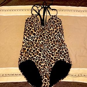 One Piece Cheetah Swimsuit